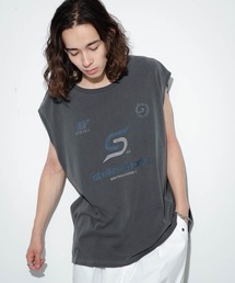 WEGO | WEGO/【24年春夏新作】ピグメントグラフィックノースリーブ(タンクトップ)