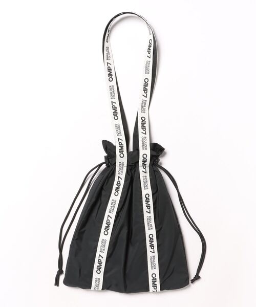 CAMP7（キャンプセブン）の「【CAMP7】ジャガードテープトート（トートバッグ・レディース・ブラック/ベージュ・フリー）」の3枚目の写真