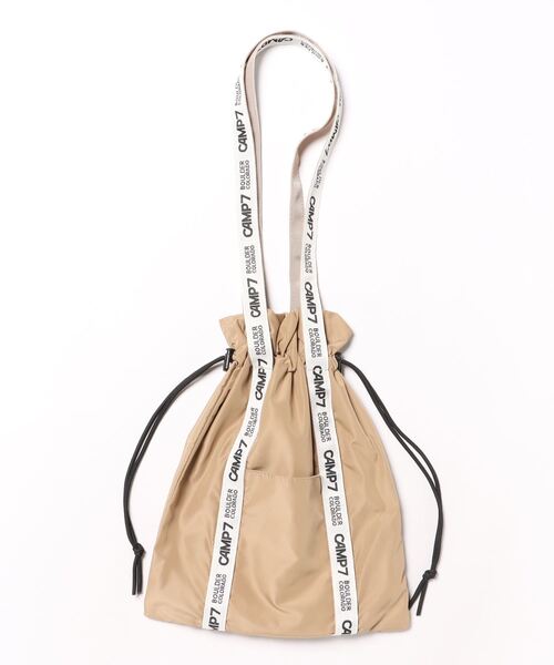 CAMP7（キャンプセブン）の「【CAMP7】ジャガードテープトート（トートバッグ・レディース・ブラック/ベージュ・フリー）」の11枚目の写真