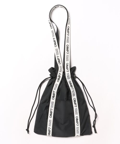 CAMP7（キャンプセブン）の「【CAMP7】ジャガードテープトート（トートバッグ・レディース・ブラック/ベージュ・フリー）」の8枚目の写真
