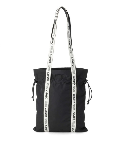 CAMP7（キャンプセブン）の「【CAMP7】ジャガードテープトート（トートバッグ・レディース・ブラック/ベージュ・フリー）」の7枚目の写真