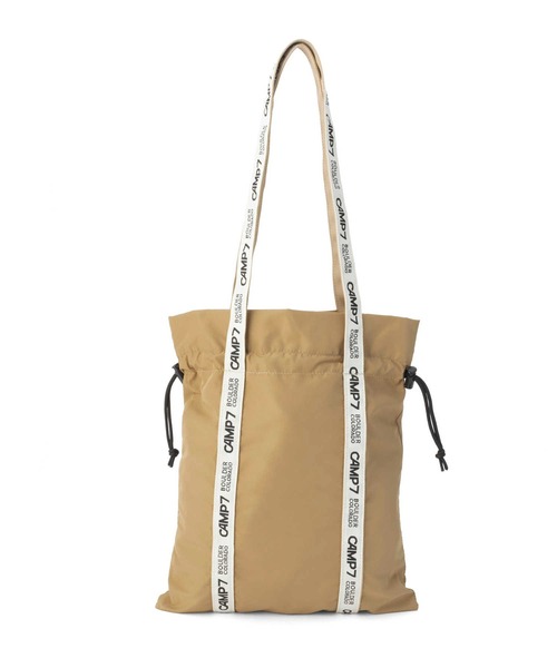 CAMP7（キャンプセブン）の「【CAMP7】ジャガードテープトート（トートバッグ・レディース・ブラック/ベージュ・フリー）」の12枚目の写真