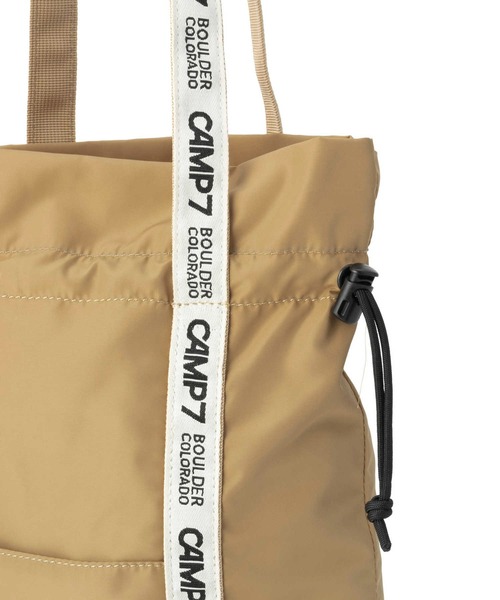 CAMP7（キャンプセブン）の「【CAMP7】ジャガードテープトート（トートバッグ・レディース・ブラック/ベージュ・フリー）」の15枚目の写真