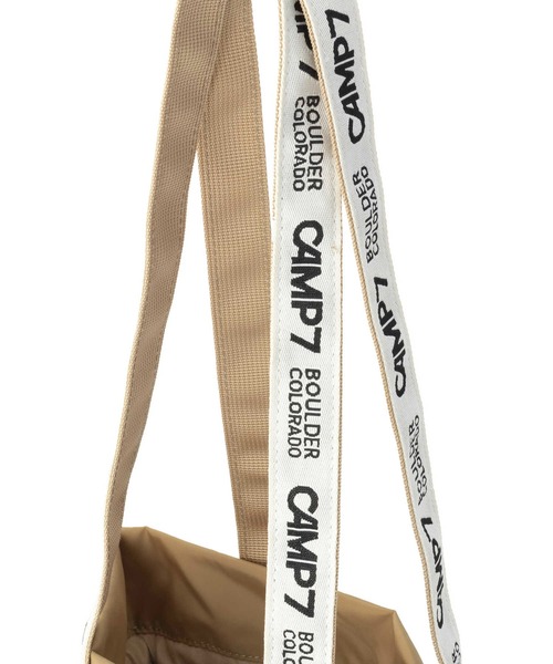 CAMP7（キャンプセブン）の「【CAMP7】ジャガードテープトート（トートバッグ・レディース・ブラック/ベージュ・フリー）」の16枚目の写真