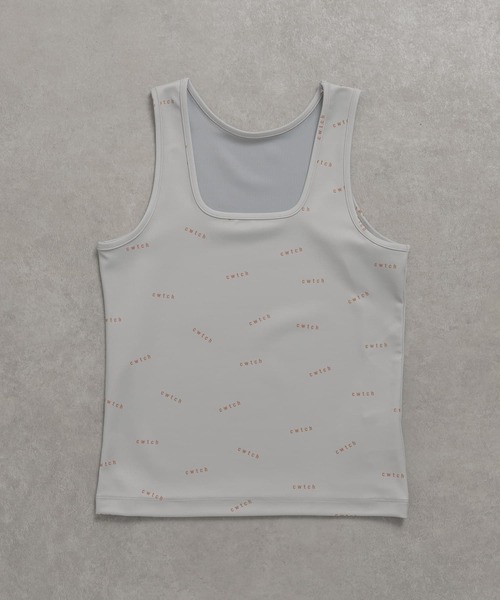 THE GOODLAND MARKET(ザグッドランドマーケット)の「cwtch all-over Tank top(タンクトップ・レディース・チャコールグレー/アイボリー/ライトグレー・ONE)」の15枚目の写真