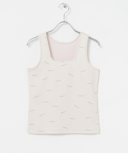 THE GOODLAND MARKET(ザグッドランドマーケット)の「cwtch all-over Tank top(タンクトップ・レディース・チャコールグレー/アイボリー/ライトグレー・ONE)」の17枚目の写真