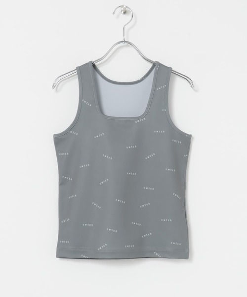 THE GOODLAND MARKET(ザグッドランドマーケット)の「cwtch all-over Tank top(タンクトップ・レディース・チャコールグレー/アイボリー/ライトグレー・ONE)」の19枚目の写真