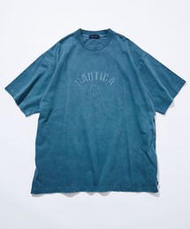 NAUTICA | NAUTICA/ノーティカ Pigment Dyed Felt Patch Arch Logo S/S Tee/ピグメントダイ フェルトパッチ アーチロゴ ショートスリーブTシャツ(Tシャツ/カットソー)
