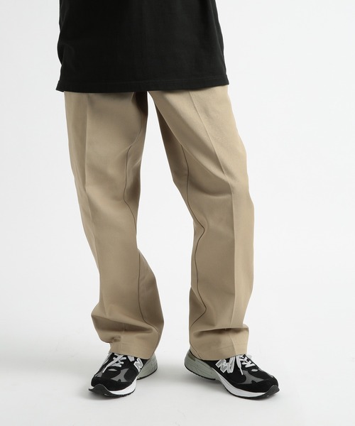 Dickies メンズ スリム ストレートフィット ワークパンツ US サイズ: 30W x 32L カラー: ベージュ Dickies（ディッキーズ）の「DickiesMN_Pants FQ ワークパンツ