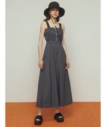 EMODA | バックオープンナイロンワンピース(ワンピース)