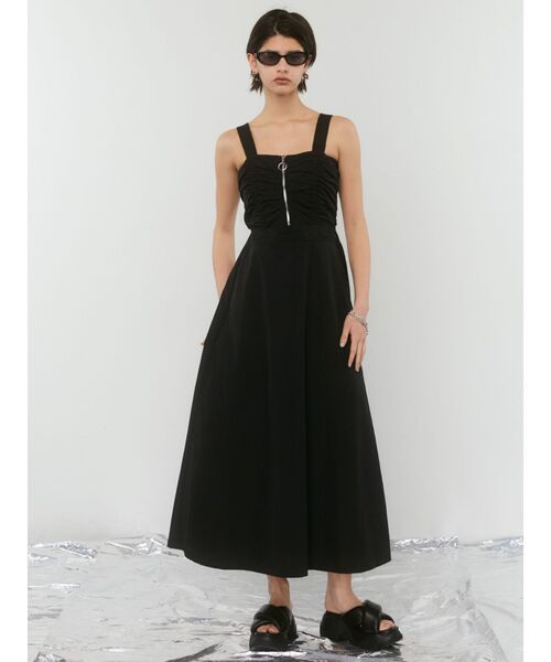 EMODA（エモダ）の「バックオープンナイロンワンピース（ワンピース・レディース・ブルー/ブラック/ホワイト・FREE）」の21枚目の写真