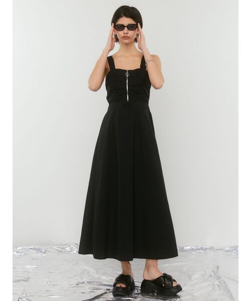 EMODA（エモダ）の「バックオープンナイロンワンピース（ワンピース・レディース・ブルー/ブラック/ホワイト・FREE）」の22枚目の写真