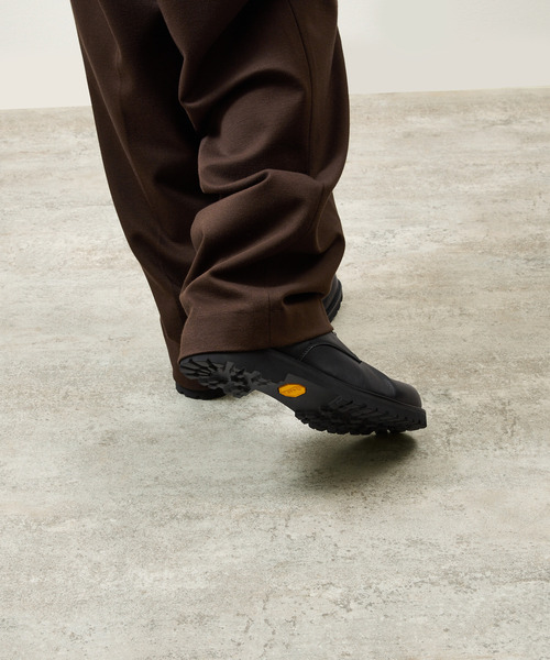 PADRONE パドローネ / SIDE ZIP LACE UP BOOTS (WATER PROOF LEATHER
