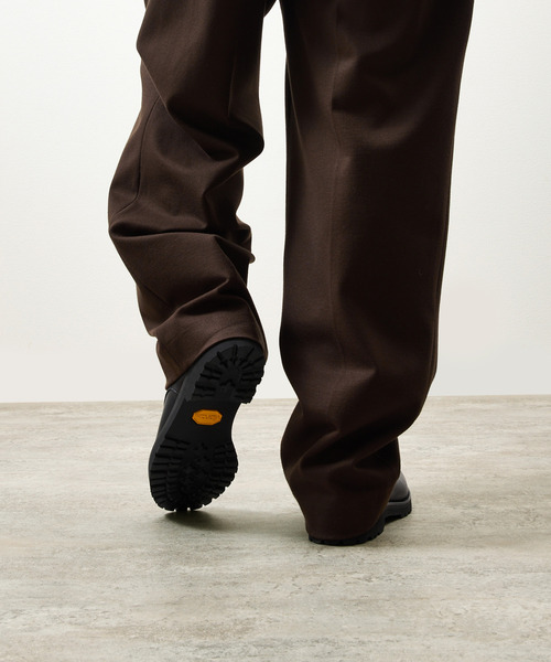 And A(アンドエー)の「PADRONE パドローネ / SIDE ZIP LACE UP BOOTS (WATER PROOF LEATHER) サイドジップレースアップブーツ ウォータープルーフ 防水 ビブラムソール / PU8759-1103(ブーツ・メンズ・ブラック/ダークブラウン・41/40/42)」の21枚目の写真