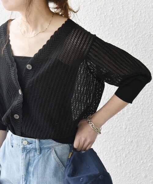 SHIPS any（シップス エニィ）の「SHIPS any: レース編み シアー