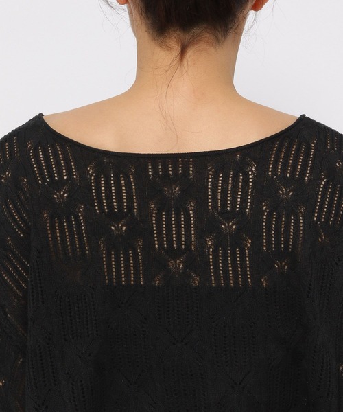 LOWRYS FARM（ローリーズファーム）の「スカシドルマンニット８Ｓ 114168（ニット/セーター・レディース・ブルー/アイボリー/ブラック/ブルー系その他・FREE）」の18枚目の写真