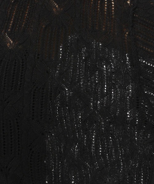 LOWRYS FARM（ローリーズファーム）の「スカシドルマンニット８Ｓ 114168（ニット/セーター・レディース・ブルー/アイボリー/ブラック/ブルー系その他・FREE）」の15枚目の写真