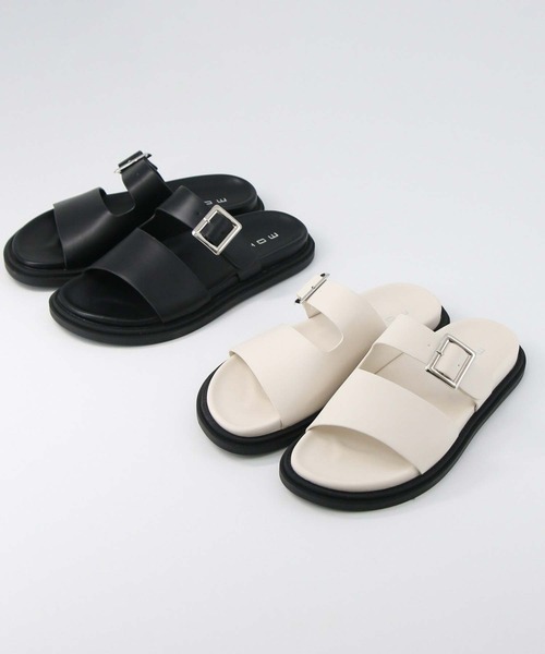 MOHI（モヒ）の「ＭＯＨＩフラットサンダル（サンダル・レディース・オフホワイト/ブラック・37/38）」の21枚目の写真