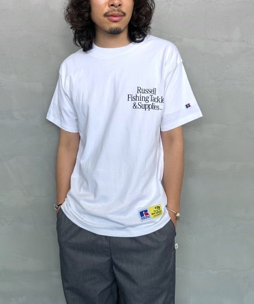 Russell Athletic（ラッセルアスレティック）の「[RUSSELL×GARY YAMAMOTO/ラッセル×ゲーリーヤマモト] バックプリント ショートスリーブTシャツ（Tシャツ/カットソー・レディース・ホワイト/ブラック・M/L）」の19枚目の写真