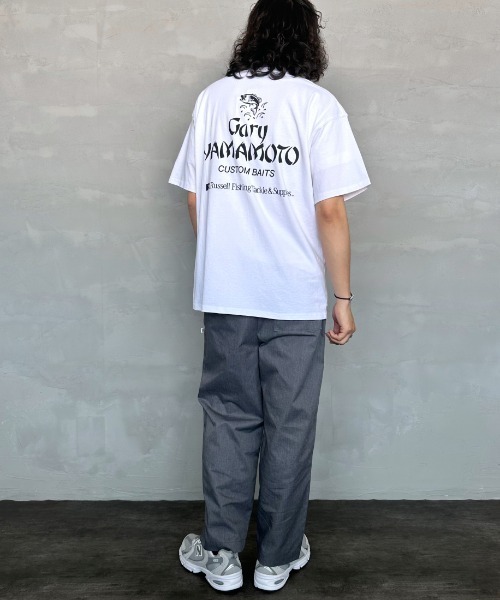 Russell Athletic（ラッセルアスレティック）の「[RUSSELL×GARY YAMAMOTO/ラッセル×ゲーリーヤマモト] バックプリント ショートスリーブTシャツ（Tシャツ/カットソー・レディース・ホワイト/ブラック・M/L）」の7枚目の写真