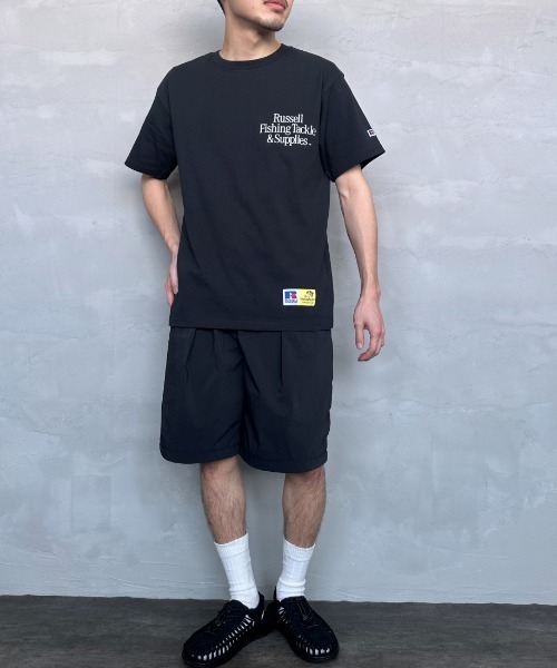 Russell Athletic（ラッセルアスレティック）の「[RUSSELL×GARY YAMAMOTO/ラッセル×ゲーリーヤマモト] バックプリント ショートスリーブTシャツ（Tシャツ/カットソー・レディース・ホワイト/ブラック・M/L）」の10枚目の写真