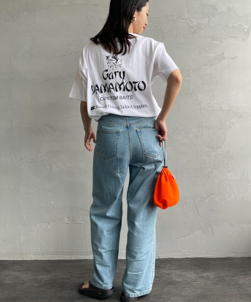 Russell Athletic（ラッセルアスレティック）の「[RUSSELL×GARY YAMAMOTO/ラッセル×ゲーリーヤマモト] バックプリント ショートスリーブTシャツ（Tシャツ/カットソー・レディース・ホワイト/ブラック・M/L）」の5枚目の写真