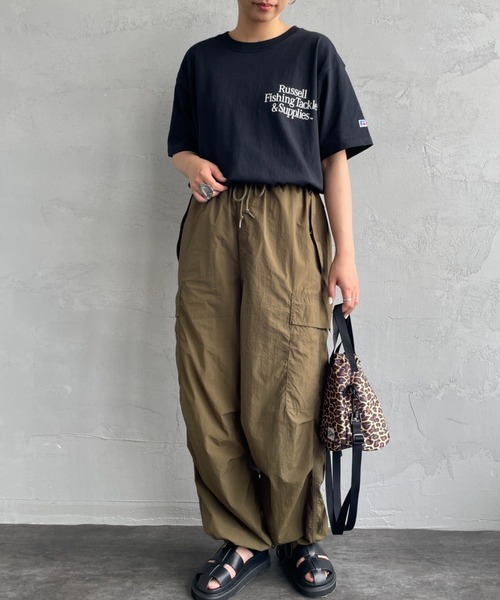 Russell Athletic（ラッセルアスレティック）の「[RUSSELL×GARY YAMAMOTO/ラッセル×ゲーリーヤマモト] バックプリント ショートスリーブTシャツ（Tシャツ/カットソー・レディース・ホワイト/ブラック・M/L）」の8枚目の写真