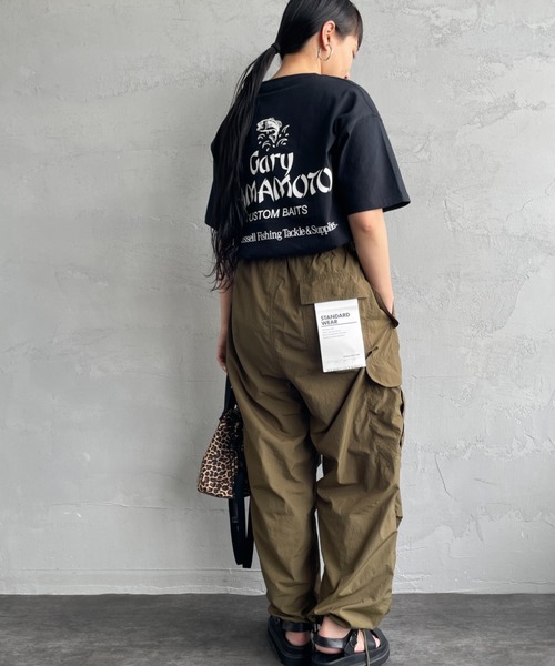 Russell Athletic（ラッセルアスレティック）の「[RUSSELL×GARY YAMAMOTO/ラッセル×ゲーリーヤマモト] バックプリント ショートスリーブTシャツ（Tシャツ/カットソー・レディース・ホワイト/ブラック・M/L）」の9枚目の写真