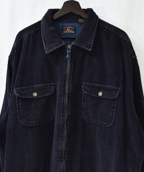 American Eagle（アメリカンイーグル）の「【ヴィンテージ古着】90's AMERICAN EAGLE/アメリカンイーグル コーデュロイ フルジップジャケット（ブルゾン・メンズ・ブラック・X-LARGE）」の10枚目の写真