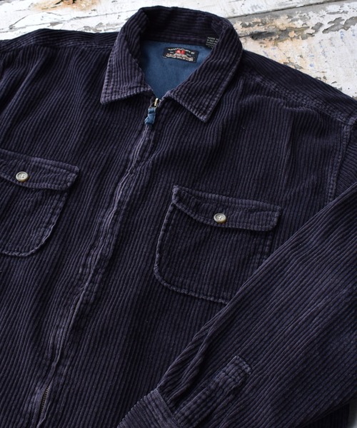 American Eagle（アメリカンイーグル）の「【ヴィンテージ古着】90's AMERICAN EAGLE/アメリカンイーグル コーデュロイ フルジップジャケット（ブルゾン・メンズ・ブラック・X-LARGE）」の7枚目の写真