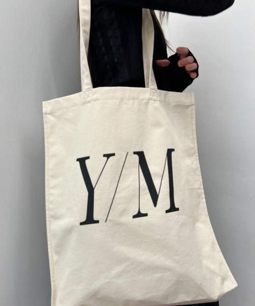 y/m（イム）の「y/mマチ付きトートBAG（トートバッグ・レディース・オフホワイト/ブラック・FREE）」の10枚目の写真