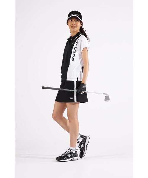 New Balance Golf(ニューバランスゴルフ)の「【new balance golf】スリーブレス オーバーサイズ ポロシャツ (WOMENS SPORT)(ポロシャツ・レディース・ブラック/ホワイト/イエロー系その他・MEDIUM/LARGE/SMALL)」の18枚目の写真