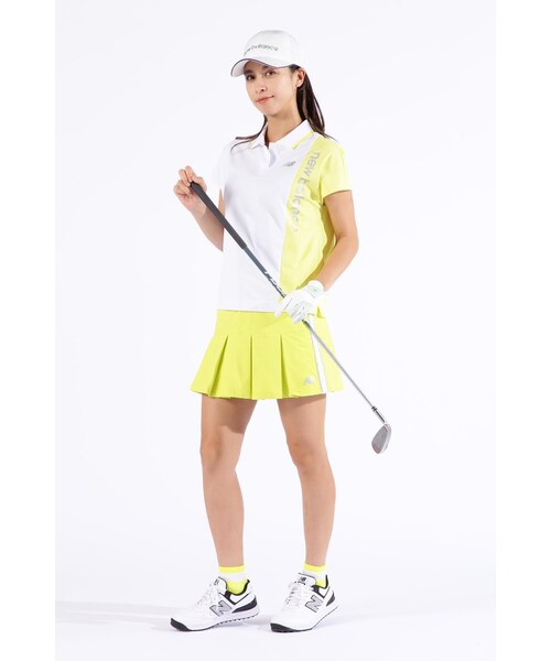 New Balance Golf(ニューバランスゴルフ)の「【new balance golf】スリーブレス オーバーサイズ ポロシャツ (WOMENS SPORT)(ポロシャツ・レディース・ブラック/ホワイト/イエロー系その他・MEDIUM/LARGE/SMALL)」の22枚目の写真