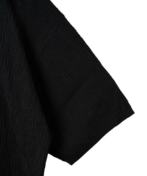 KACCO(カッコ)の「《ユニセックスアイテム》SKIPPER KNIT POLO SHIRTS / スキッパーサマーニットポロシャツ(Tシャツ/カットソー・メンズ・グリーン/グレー/ブラック・LARGE/MEDIUM/SMALL)」の17枚目の写真