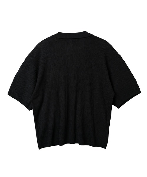 KACCO(カッコ)の「《ユニセックスアイテム》SKIPPER KNIT POLO SHIRTS / スキッパーサマーニットポロシャツ(Tシャツ/カットソー・メンズ・グリーン/グレー/ブラック・LARGE/MEDIUM/SMALL)」の15枚目の写真