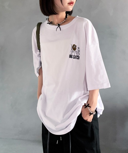 Teem Store（チームストア）の「アソートフロントロゴTシャツ（サガラ/刺繍）（Tシャツ/カットソー・メンズ・イエロー/その他3/その他2/その他1/ブラック/その他4/グリーン・M/L）」の2枚目の写真
