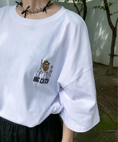 Teem Store（チームストア）の「アソートフロントロゴTシャツ（サガラ/刺繍）（Tシャツ/カットソー・メンズ・イエロー/その他3/その他2/その他1/ブラック/その他4/グリーン・M/L）」の21枚目の写真