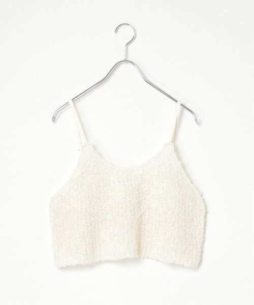 notch.（ノッチ）の「リボーンヤーンニットキャミ（ベスト・レディース・ライトグレー/ベージュ/ブラック/オフホワイト・M）」の14枚目の写真
