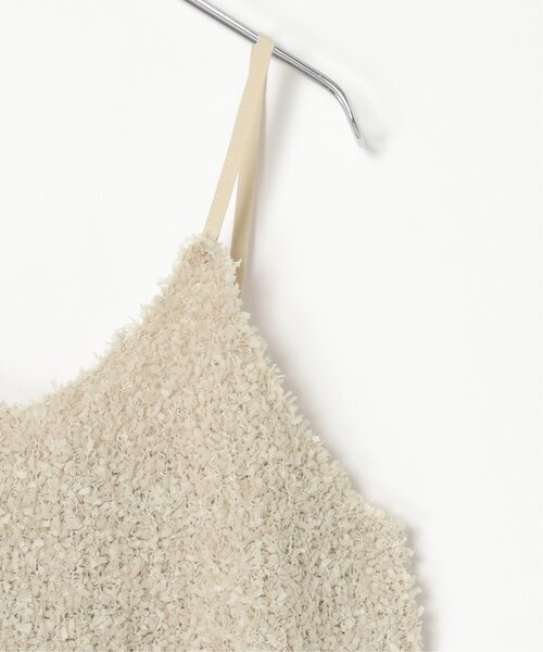 notch.（ノッチ）の「リボーンヤーンニットキャミ（ベスト・レディース・ライトグレー/ベージュ/ブラック/オフホワイト・M）」の7枚目の写真