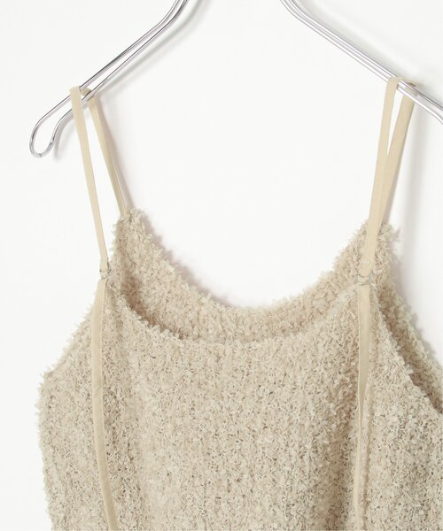 notch.（ノッチ）の「リボーンヤーンニットキャミ（ベスト・レディース・ライトグレー/ベージュ/ブラック/オフホワイト・M）」の10枚目の写真
