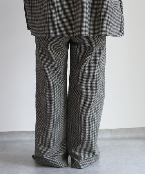 cepo（セポ）の「リサイクルポリサッカー イージートラウザー＜セットアップ可能＞（その他パンツ・レディース・ブラック/ブラック×ホワイト/オリーブ・S/M/L）」の11枚目の写真