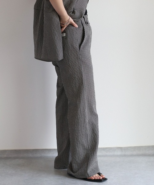 cepo（セポ）の「リサイクルポリサッカー イージートラウザー＜セットアップ可能＞（その他パンツ・レディース・ブラック/ブラック×ホワイト/オリーブ・S/M/L）」の12枚目の写真