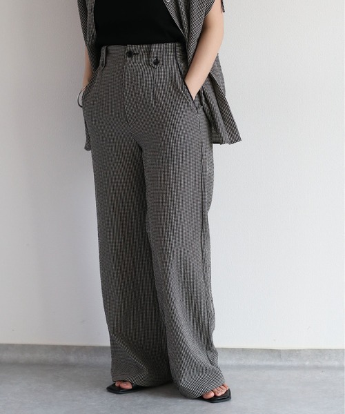 cepo（セポ）の「リサイクルポリサッカー イージートラウザー＜セットアップ可能＞（その他パンツ・レディース・ブラック/ブラック×ホワイト/オリーブ・S/M/L）」の14枚目の写真