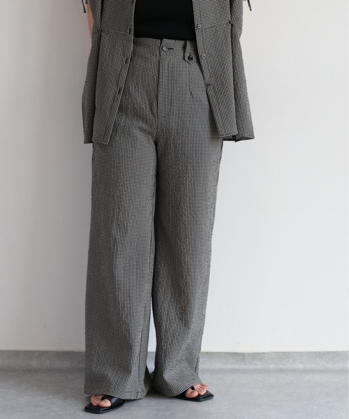 cepo（セポ）の「リサイクルポリサッカー イージートラウザー＜セットアップ可能＞（その他パンツ・レディース・ブラック/ブラック×ホワイト/オリーブ・S/M/L）」の13枚目の写真