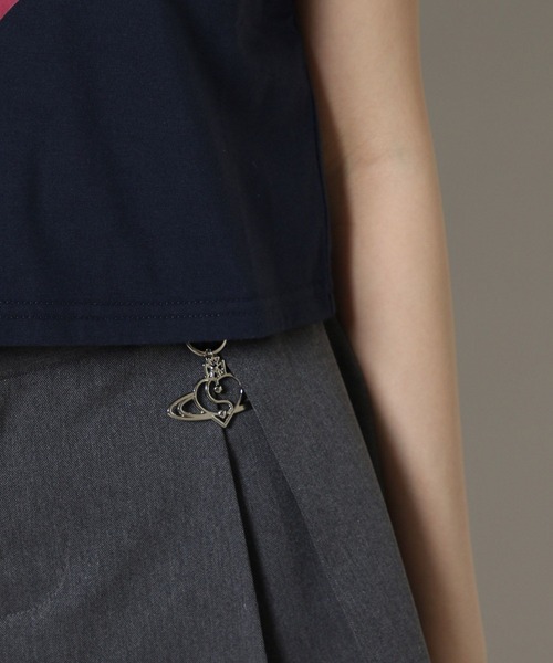 3.3 Field Trip （3.3フィールドトリップ）の「3.3 Field Trip／プリントリボンＴ（Tシャツ/カットソー・レディース・ホワイト/ネイビー・FREE）」の18枚目の写真