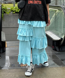 【HELLO.SANFRANCISCO/ハローサンフランシスコ】ランダムフリルライトスカート