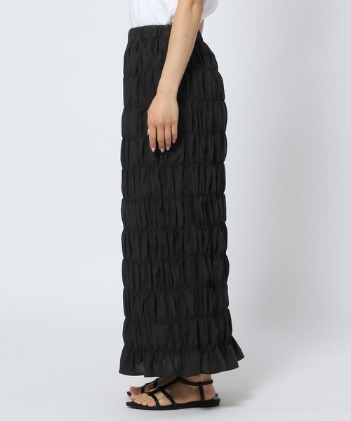 LEPSIM(レプシィム)の「無地シャーリングスカート 119328(スカート・レディース・アイボリー/ブラック/ベージュ/ブラウン・FREE)」の15枚目の写真