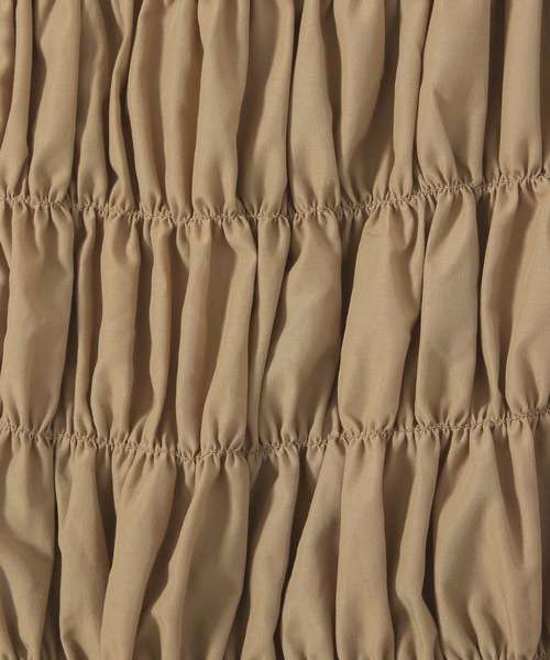 LEPSIM(レプシィム)の「無地シャーリングスカート 119328(スカート・レディース・アイボリー/ブラック/ベージュ/ブラウン・FREE)」の5枚目の写真