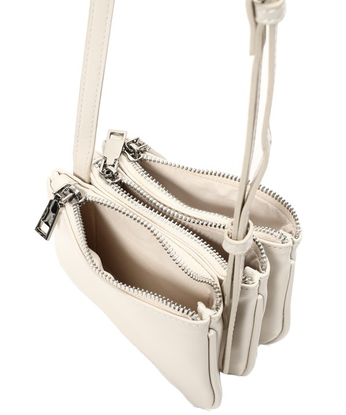 Edit Sheen（エディットシーン）の「アコーディオンミニマムショルダーバッグ（ショルダーバッグ・レディース・レッド/シルバー/アイボリー/ブラック・FREE）」の6枚目の写真