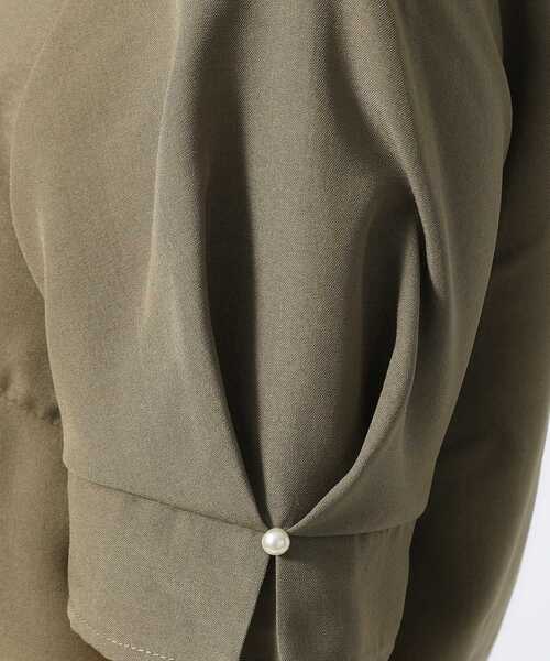 DRESKIP(ドレスキップ)の「◆【セットアップ可/洗濯後しわになりにくい】甘さ香る 麻調お袖タックブラウス(シャツ/ブラウス・レディース・ライトグレー/カーキ/サックスブルー/ネイビー・04/03/02)」の11枚目の写真